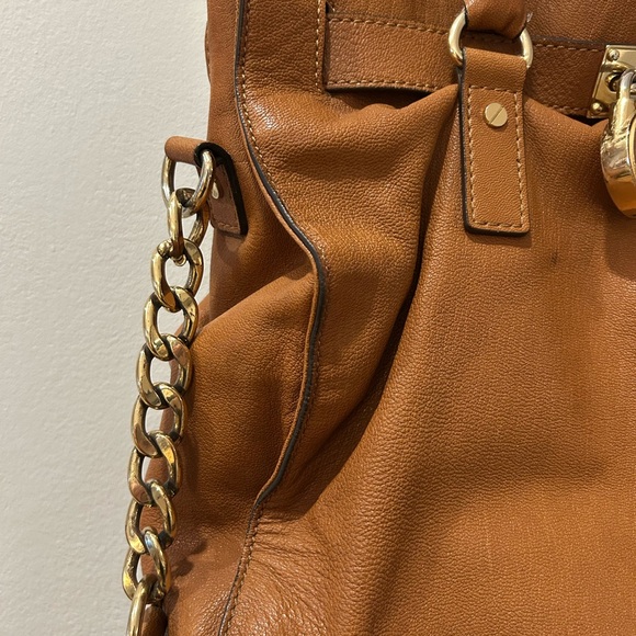 Michael Kors Brown Leather Tote Bag - Picture 3 of 7